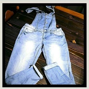 Tinseltown Overalls-Light Blue Wash